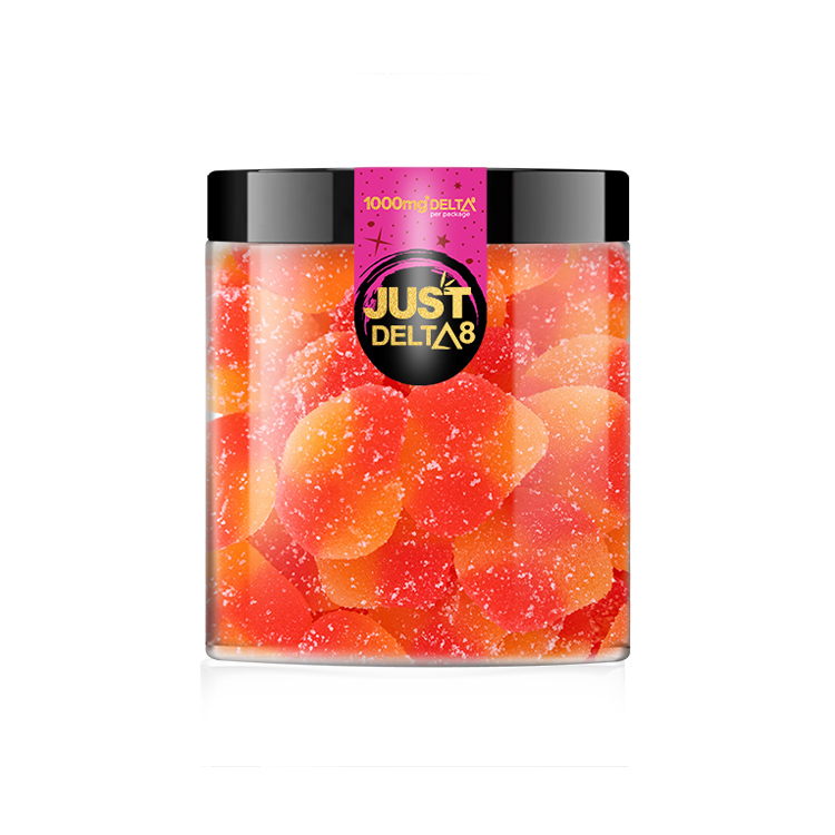 1000mg Delta 8 Gummies Exotic Peach